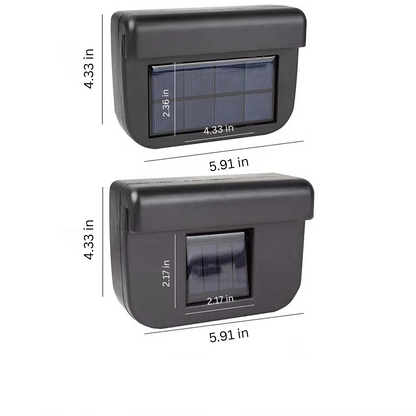 Car Air Purifier Fan with Solar Power