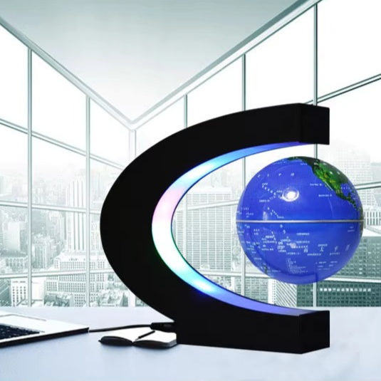 Floating 3D Magnetic Globe for Office and Home Decoration