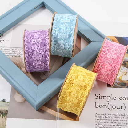 Colorful 1.5 Inch Satin Ribbon for Hair Accessories