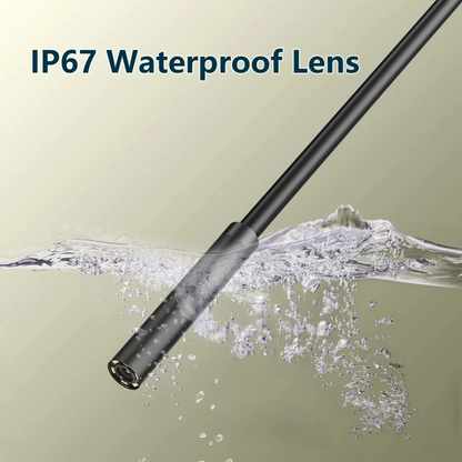 Flexible HD Inspection Camera with 6 LED Lights
