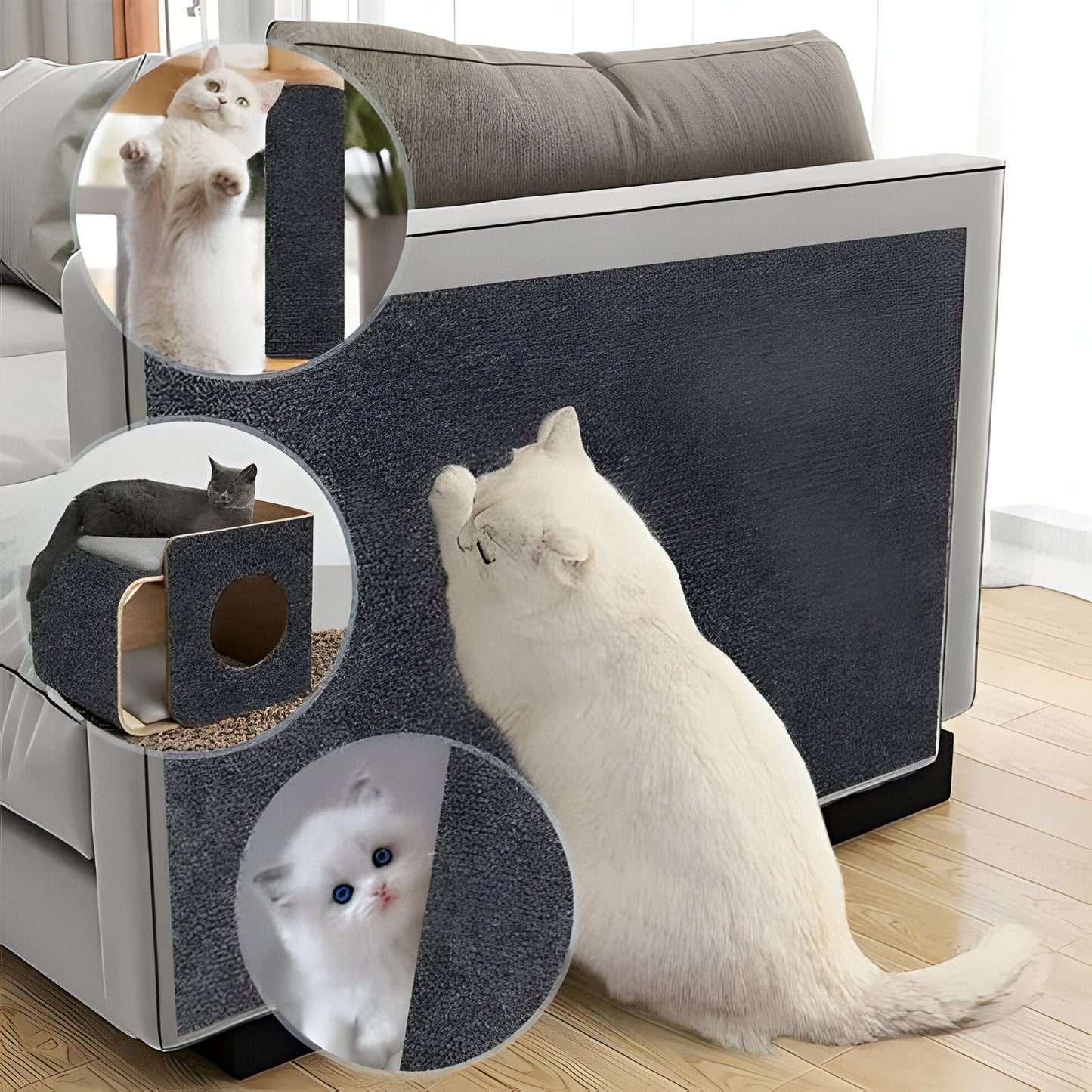 Clear Cat Scratch Guard Sticker Protector