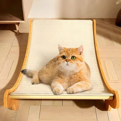 Natural Pet Scratcher with Comfortable Hideaway Bed