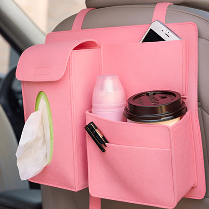 Practical Car Seat Storage with 4 Large Pockets