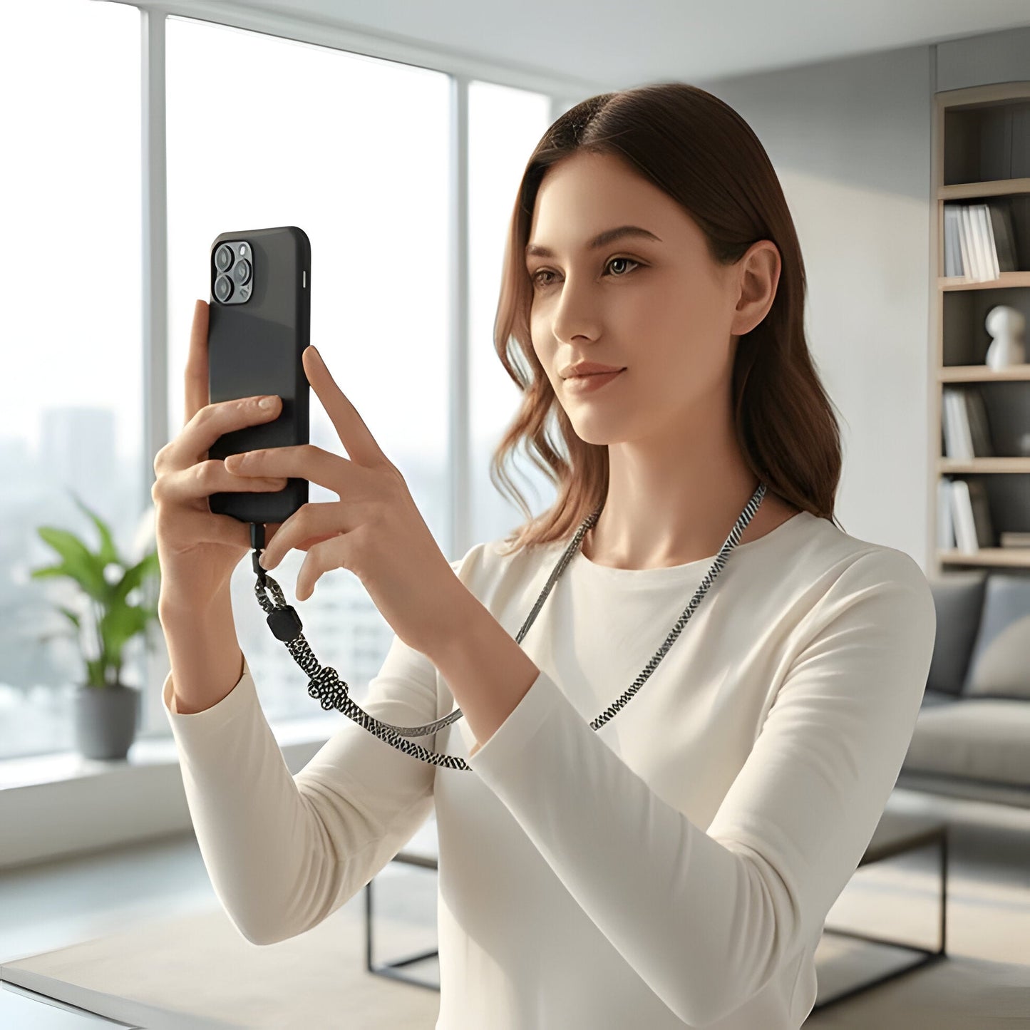 Detachable Secure Phone and Speaker Strap
