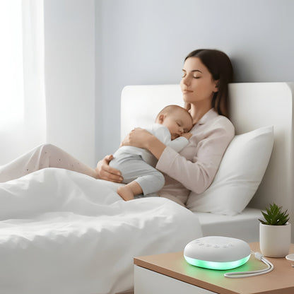 Portable Sound Machine with Night Light and Soothing Sounds