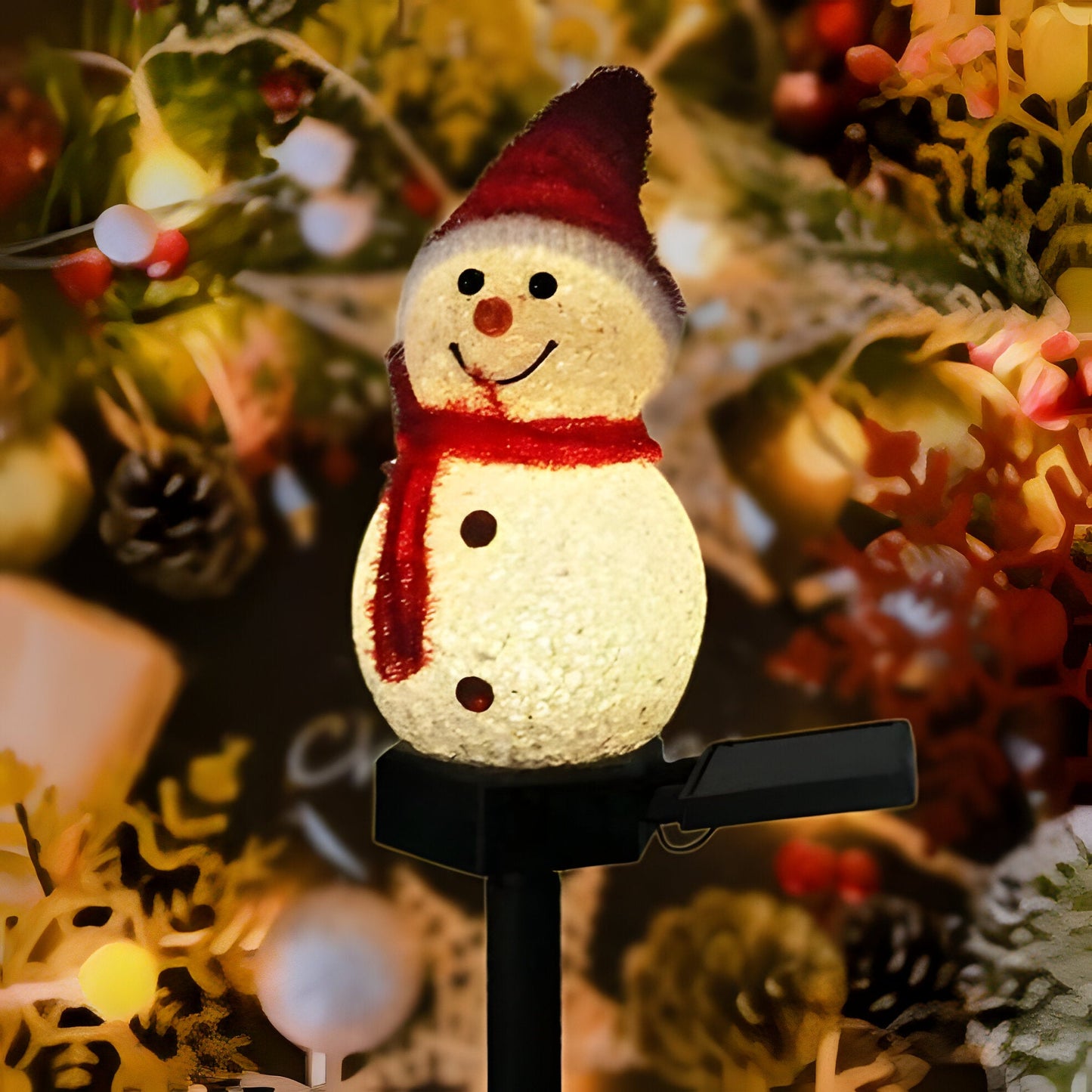 Fun Solar Powered Winter Lights - Hehif
