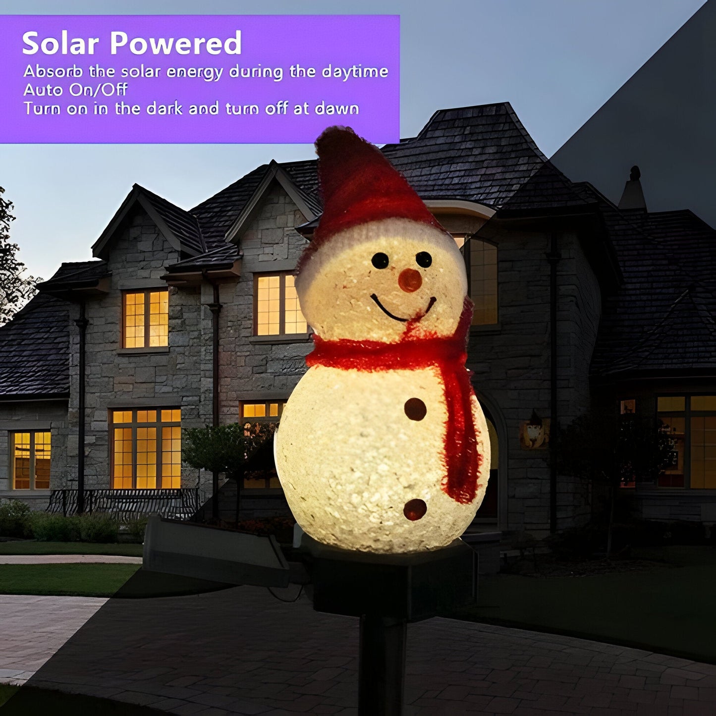 Fun Solar Powered Winter Lights