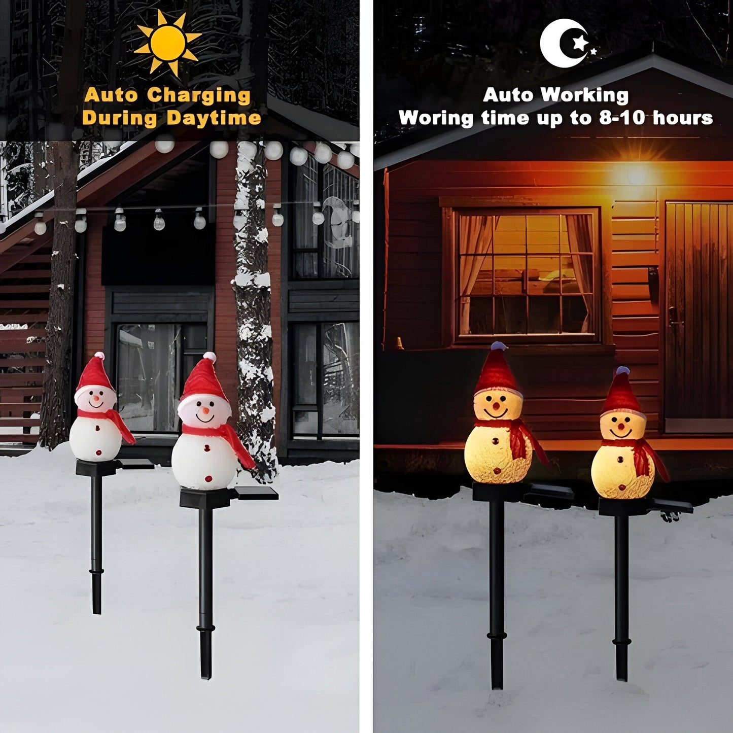 Fun Solar Powered Winter Lights