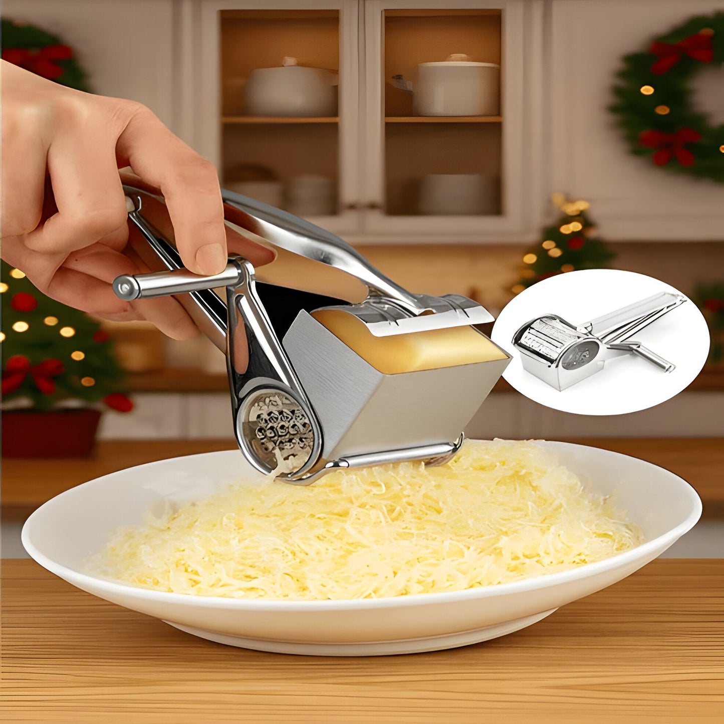 Easy Use Stainless Cheese Grater for Home Kitchen - Hehif