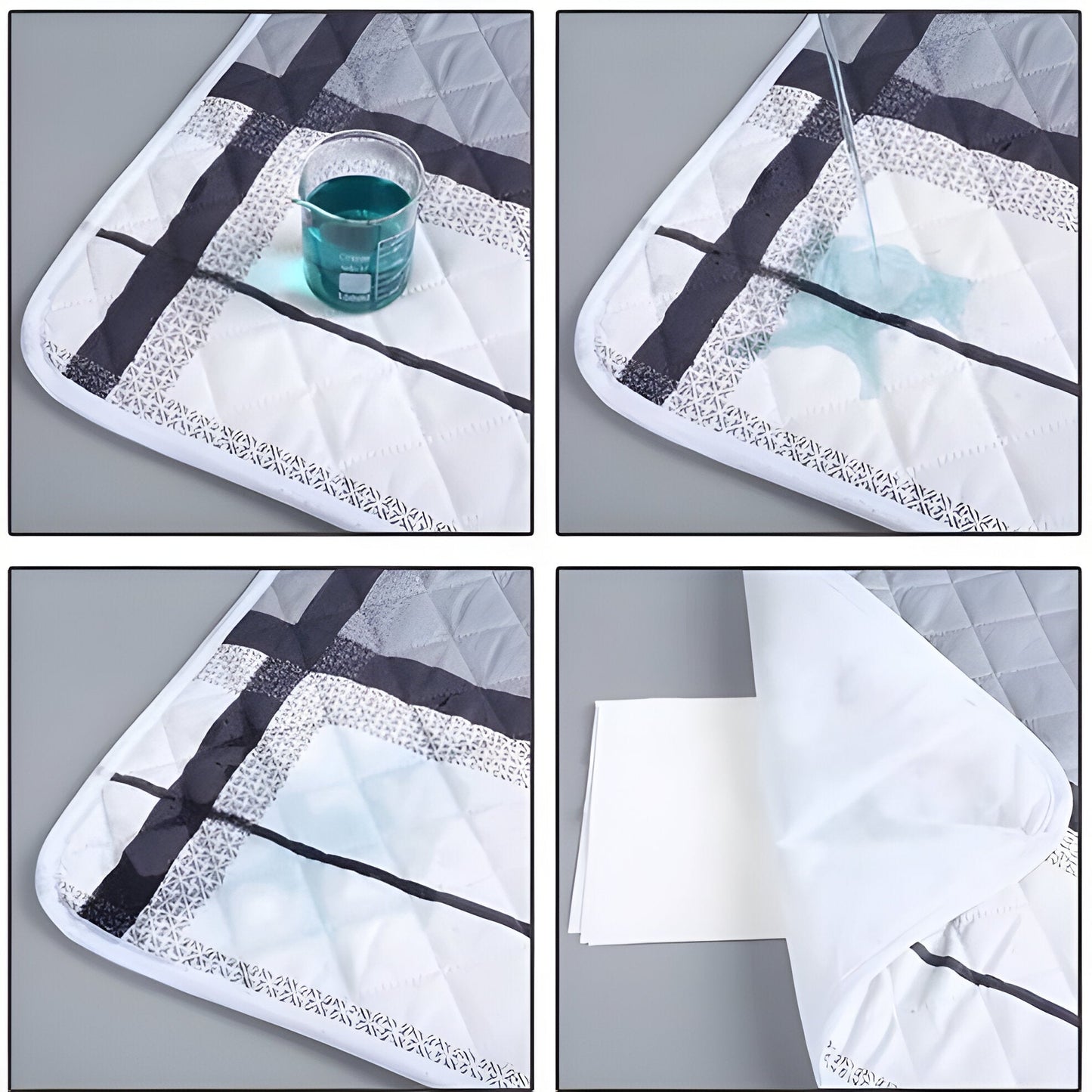 Waterproof Bed Mattress Cover with Breathable Four Layer Protection