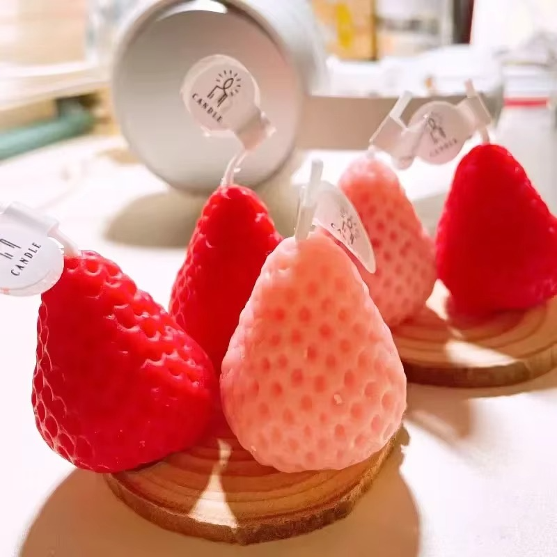 Fragrant Strawberry Soy Wax Home Candles