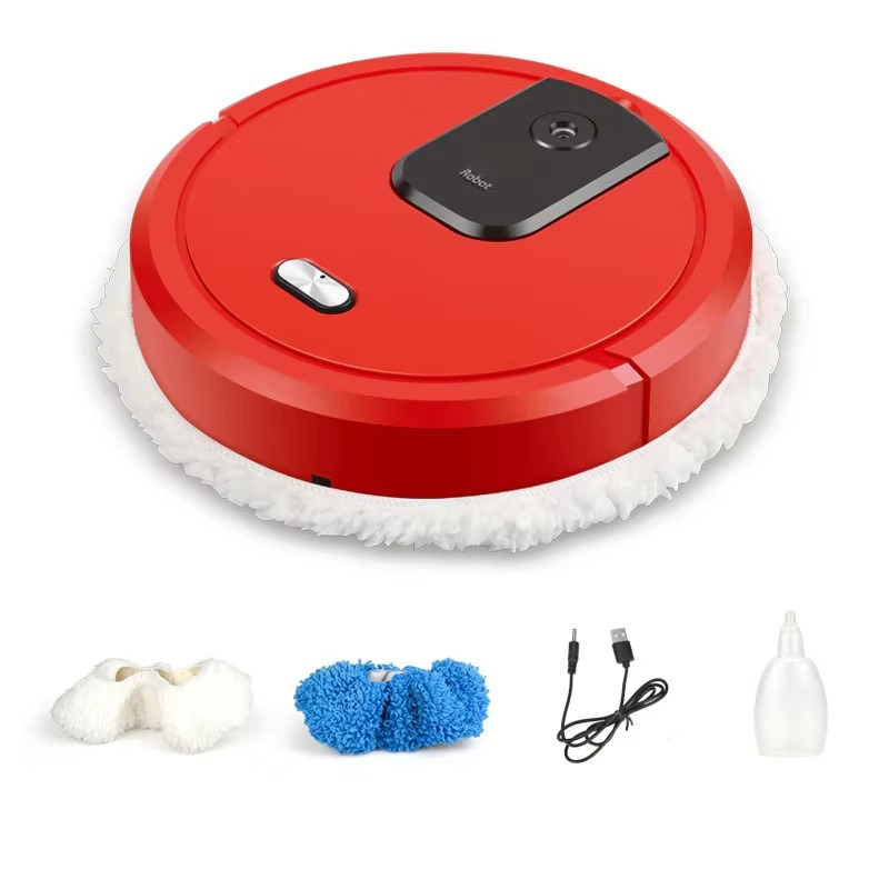 Intelligent Robot Cleaner with Mop and Spray Function