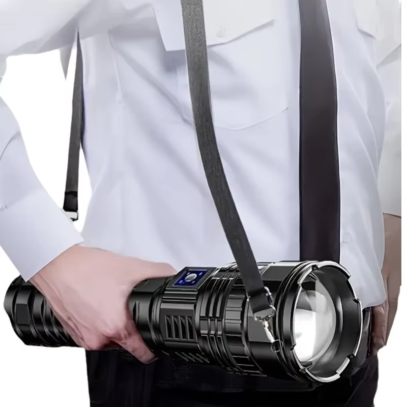 High Power Rechargeable LED Torch 10000 Lumens - Hehif