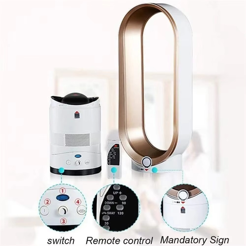 Quiet Slim Tower Fan with Remote and Timer