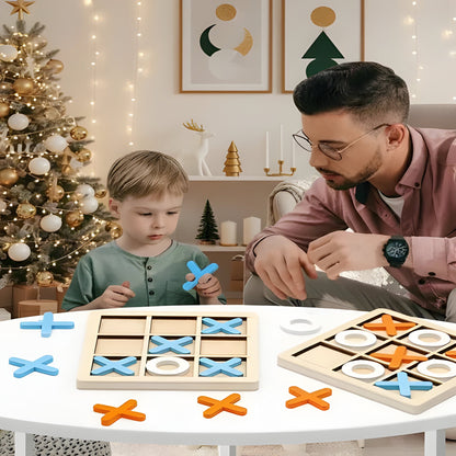 Educational Wooden Chess Shape Puzzle Toy for Kids