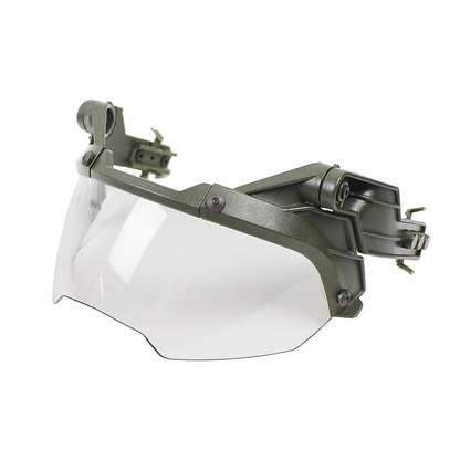 Durable Military Helmet with Clear Vision Goggles - Hehif