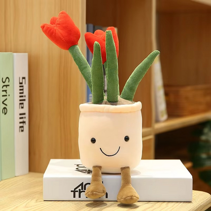 Colorful Flower Succulent Soft Cushion Pillow
