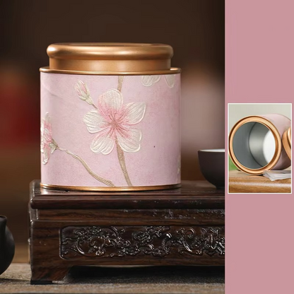 Decorative Floral Tea Storage Container