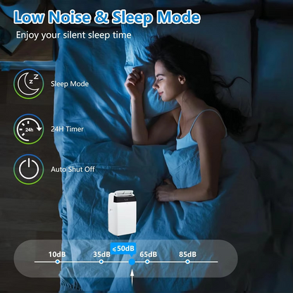 Compact 14000 BTU Portable AC Unit with Remote Control