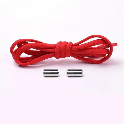 Easy One Pull Laces with Secure Metal Buckle