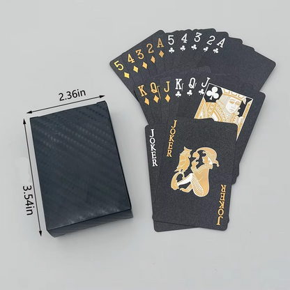 Premium Waterproof Gold Coated Playing Cards