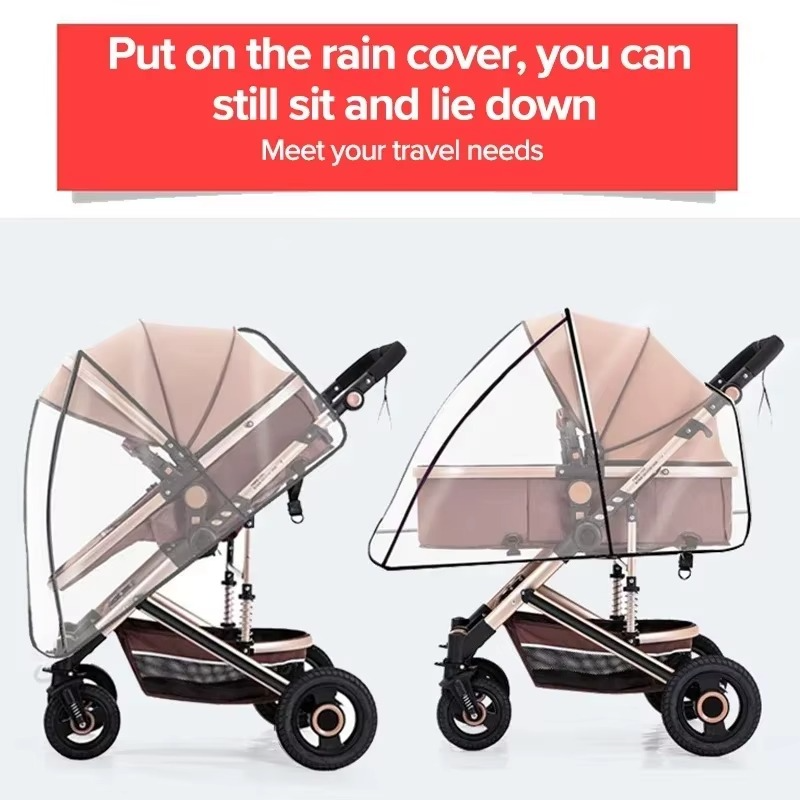 Waterproof Baby Stroller Rain Shield for Daily Use