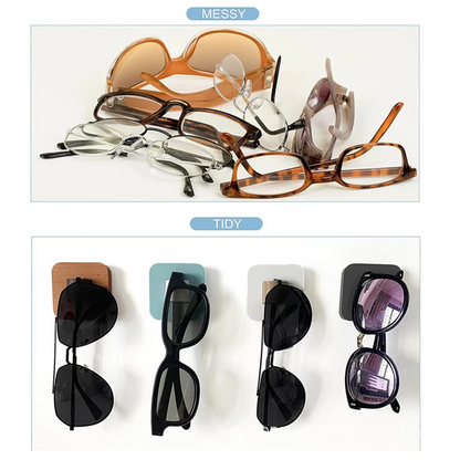 Compact Sunglasses Storage Rack and Display Holder
