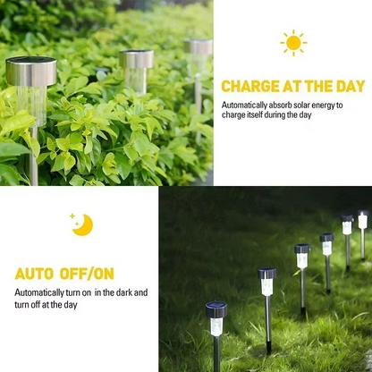 Outdoor Garden String Lights 10 Pack Solar Powered