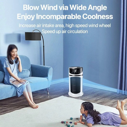Compact USB Air Conditioner Fan with Filter