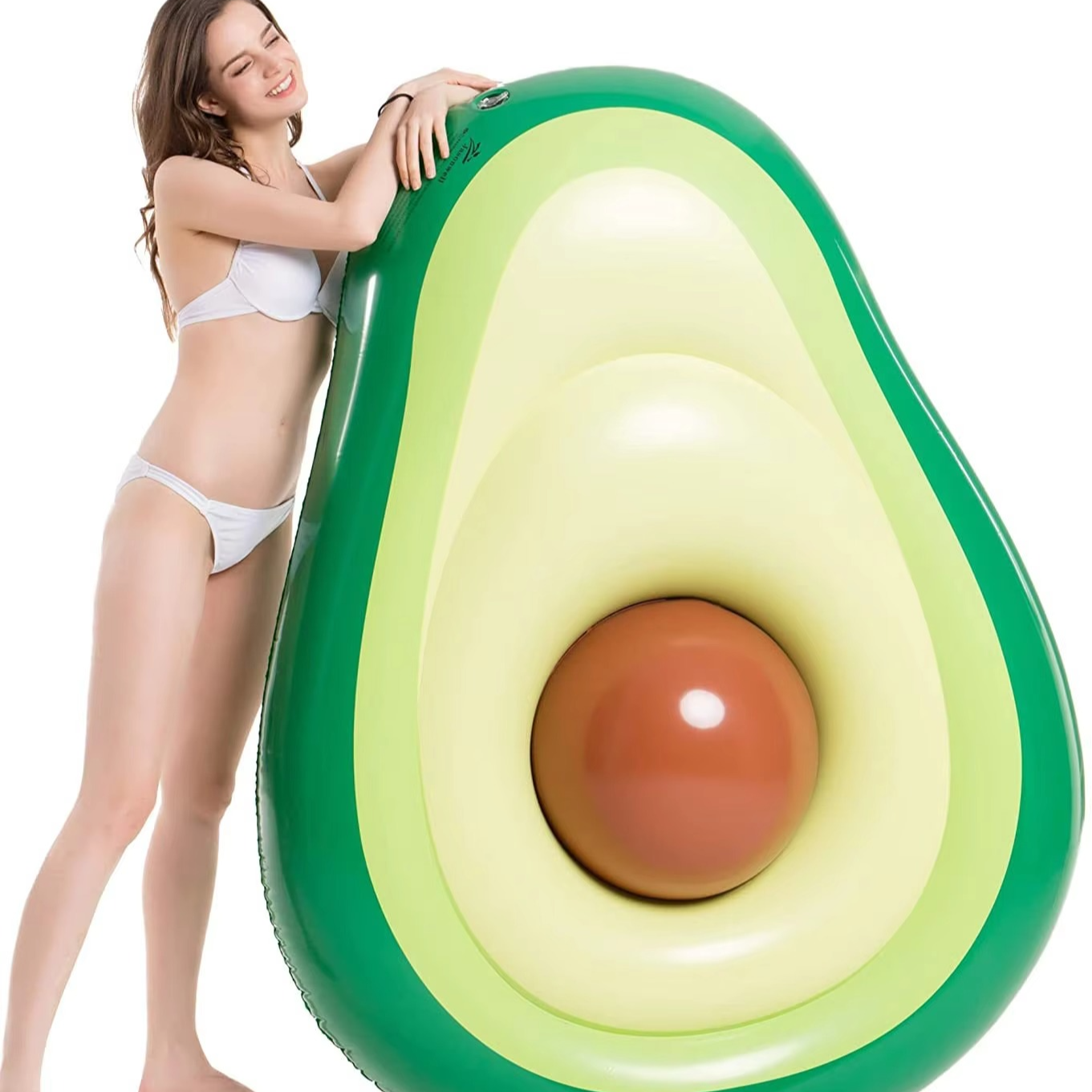 Fun Pool Avocado Float with Removable Ball
