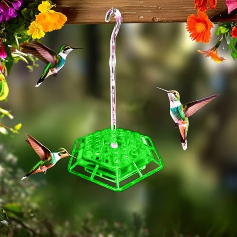Large Capacity Bird Feeder with 30 Ports Easy Fill Design