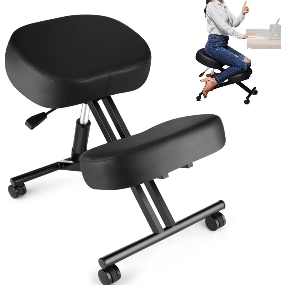 Comfortable Kneeling Office Chair - Adjustable Ergonomic Seat