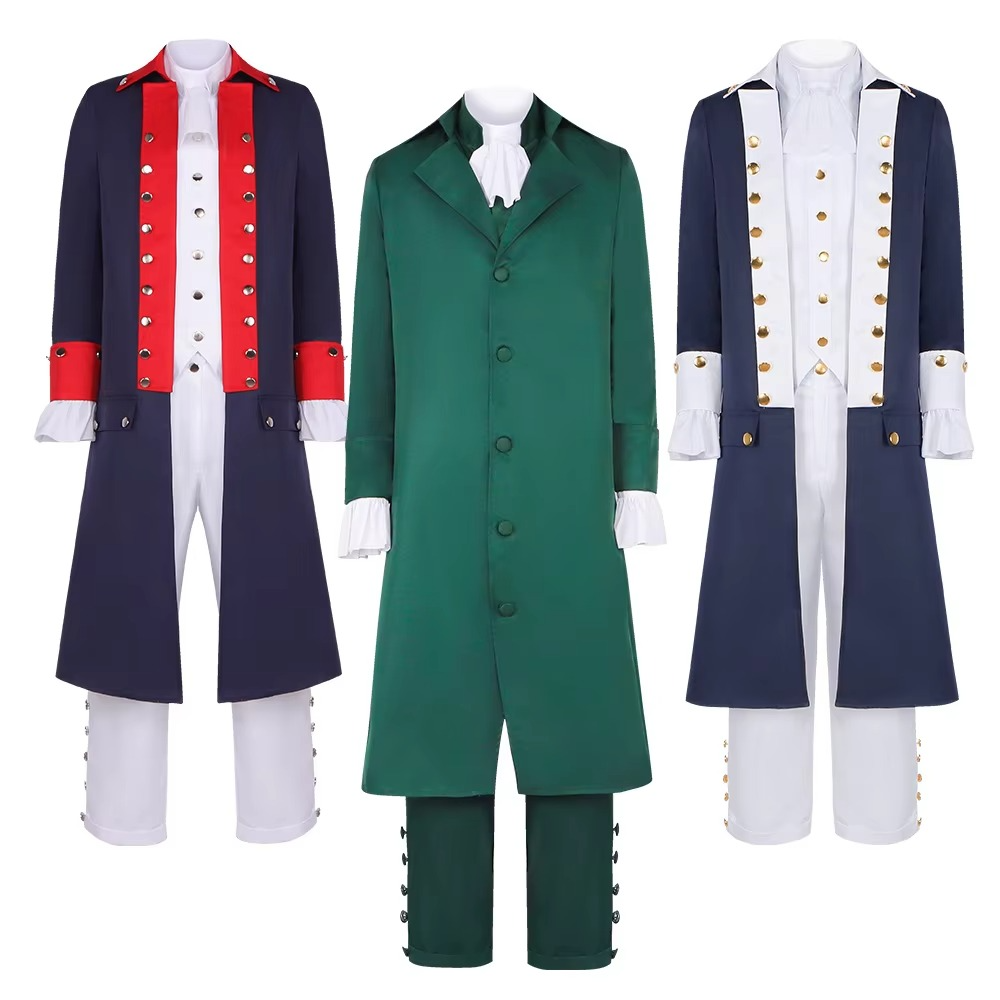 Classic Blue Vintage Mens Costume Suit - Hehif