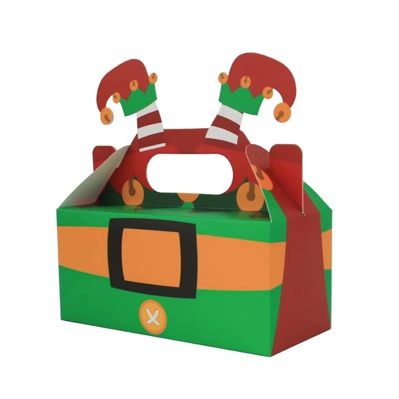 Festive Holiday Gift Box Set for Cookies and Candy