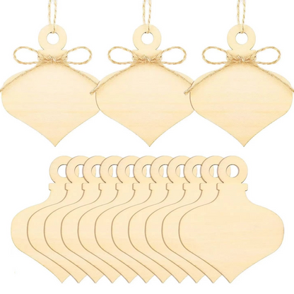 Small Wooden Heart Shapes for Craft and Home Decor