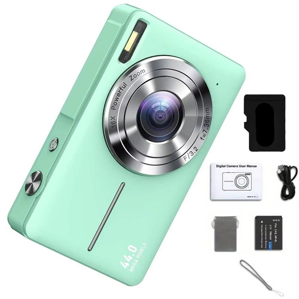 Kids' HD Digital Camera 44MP with 16X Zoom