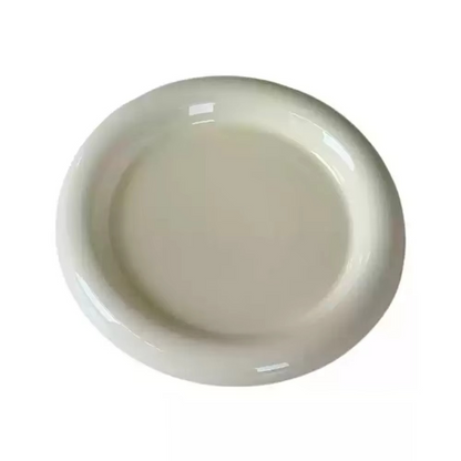 Delicate White Porcelain Dessert Plate - Hehif