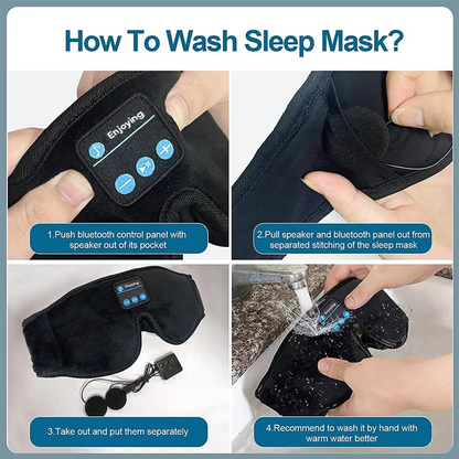 Wireless Sleep Eye Mask with Comfort Fit and Hi-Fi Speakers