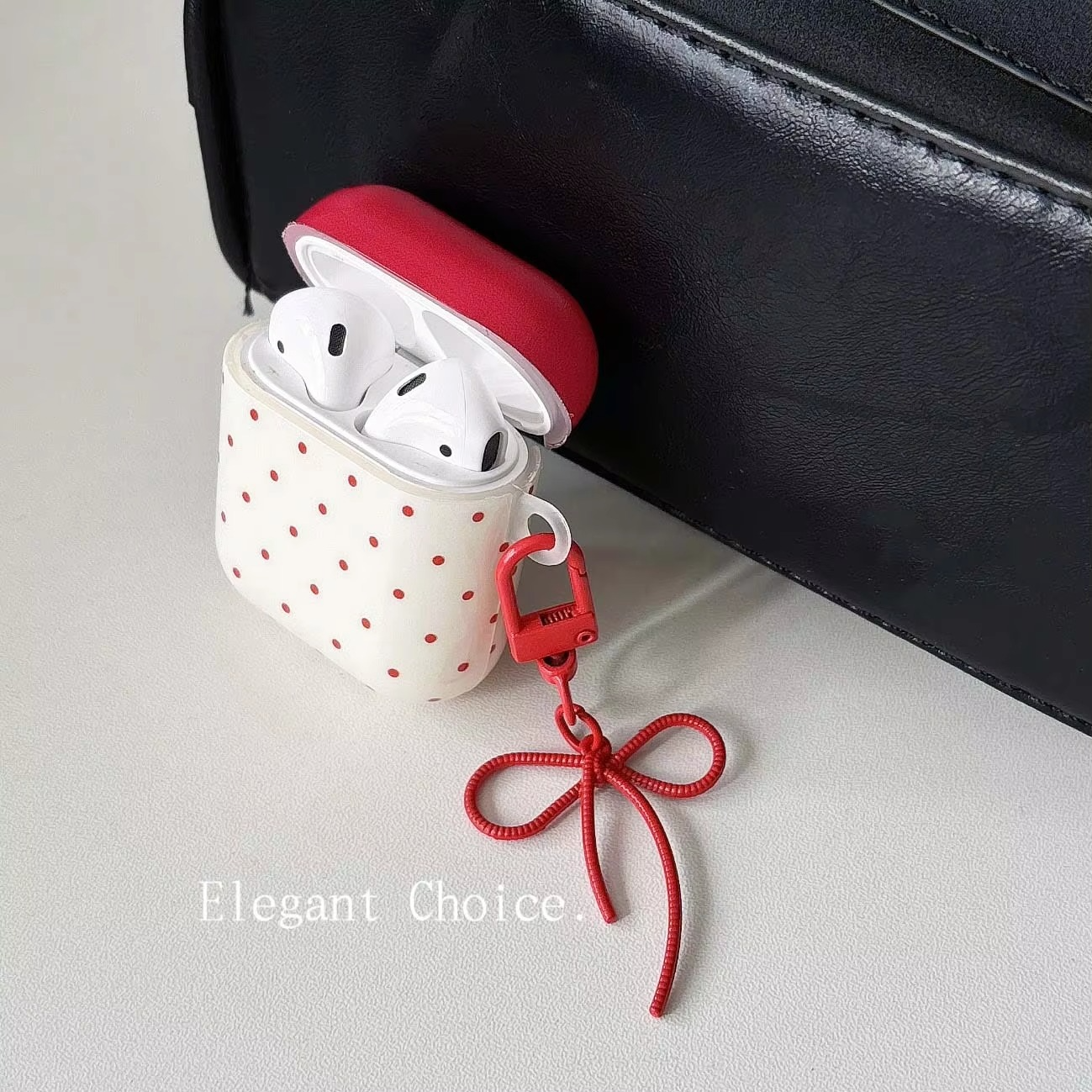 Fashionable Curve Design AirPods Earbuds Case