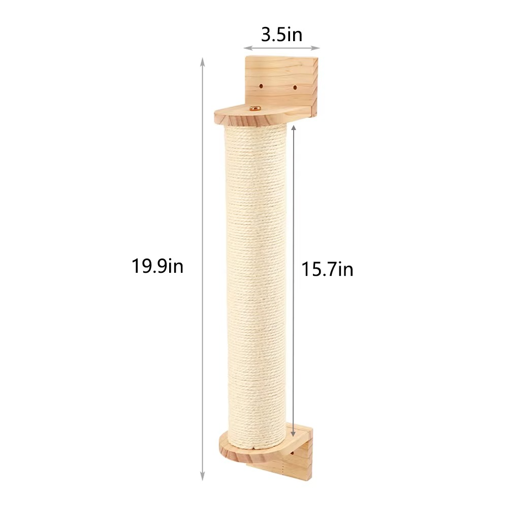 Space-Saving Cat Climber and Scratch Tower