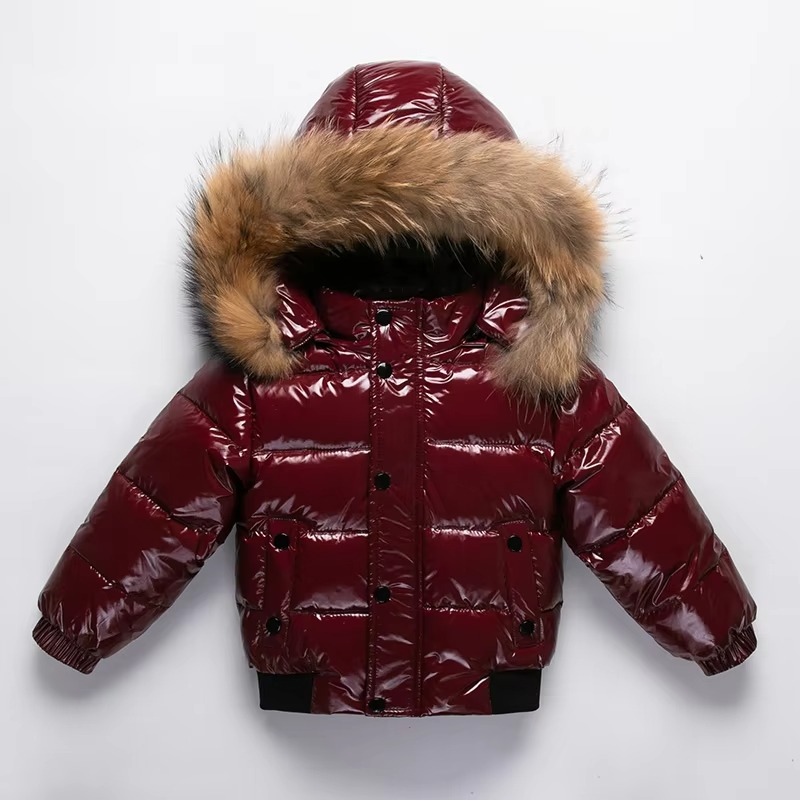 Warm Waterproof Parka Coat for Kids