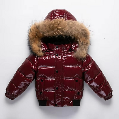 Warm Waterproof Parka Coat for Kids