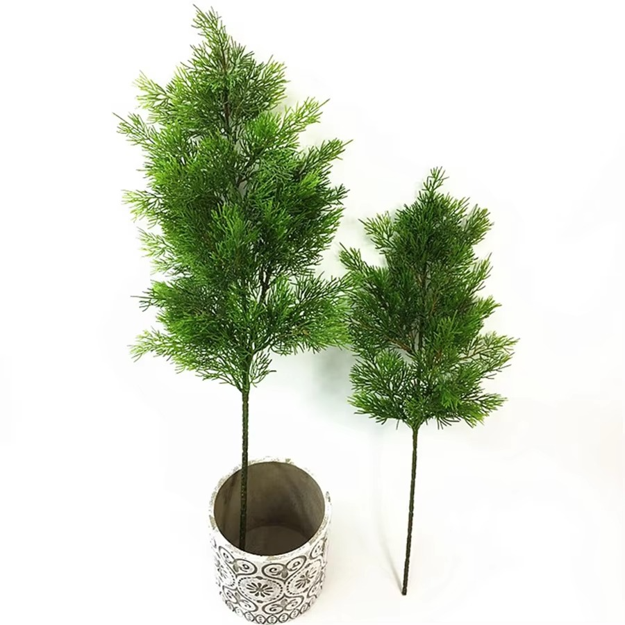 Realistic Cypress Tree with Green Leaves for Home Decor