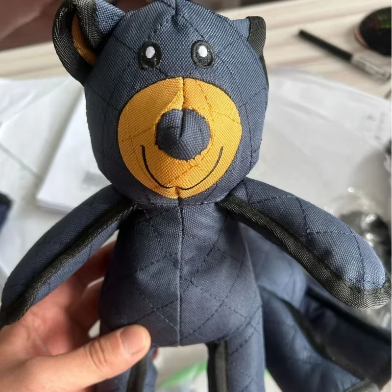 Durable Rubber Bear Dog Toy for All Breeds