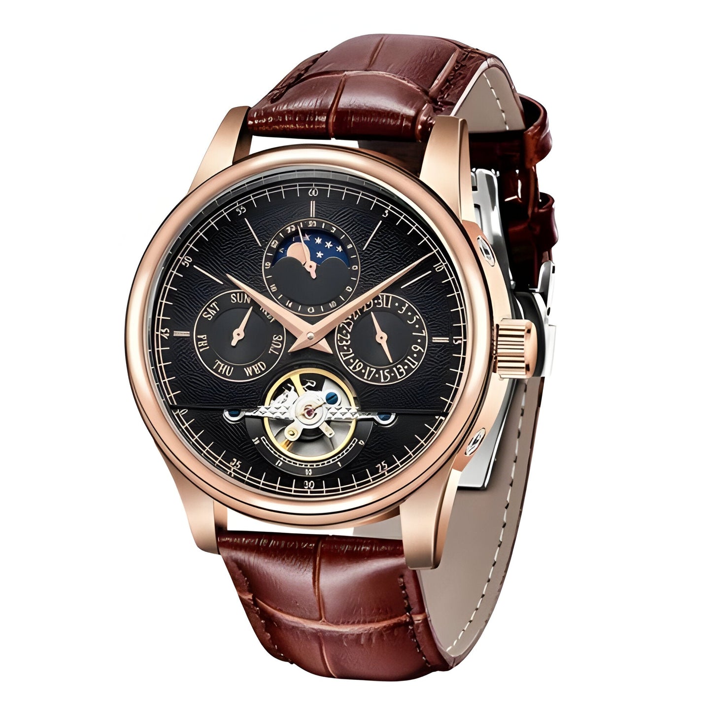 Accurate Quartz Men's Watch, Durable Stainless Steel - Hehif