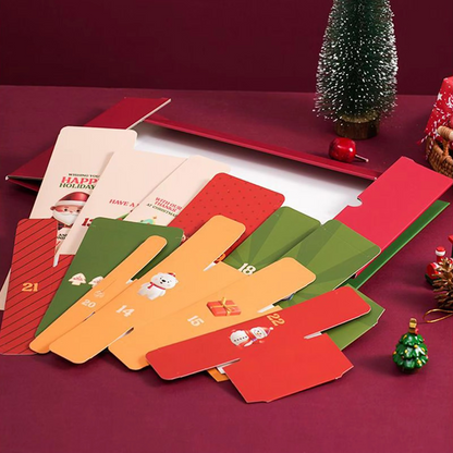 Christmas Countdown Calendar Gift Box Set
