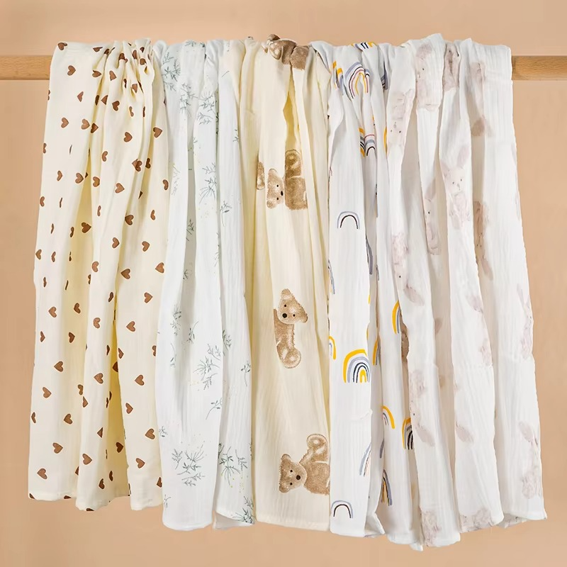 Cozy Lightweight Baby Wrap Blanket 39x39in