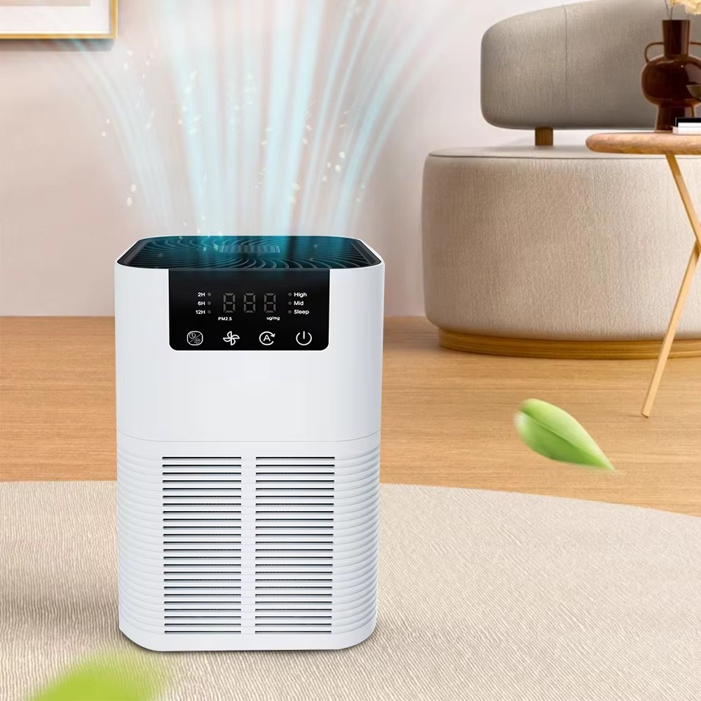 Small Room Air Purifier with HEPA and Essential Oil - Hehif