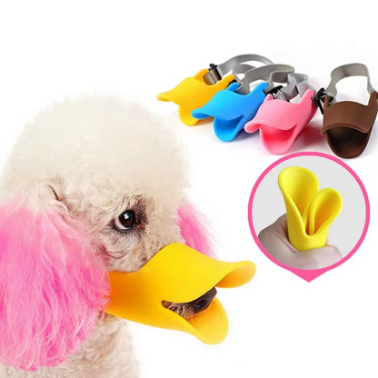 Comfortable Rubber Pet Muzzle for Small to Large Dogs