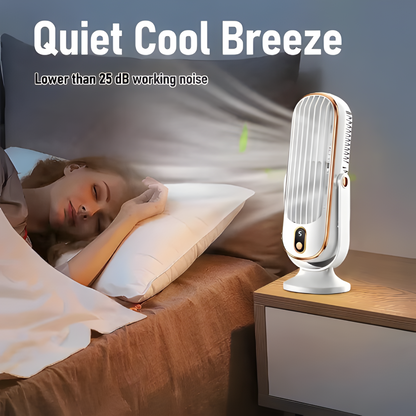 Small Powerful USB Rechargeable Desk Fan
